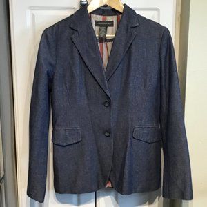 Banana Republic Denim Blazer Size 12
